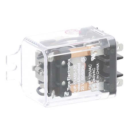 Cleveland Relay, Dpdt, 120Vac 10A KE50753-10